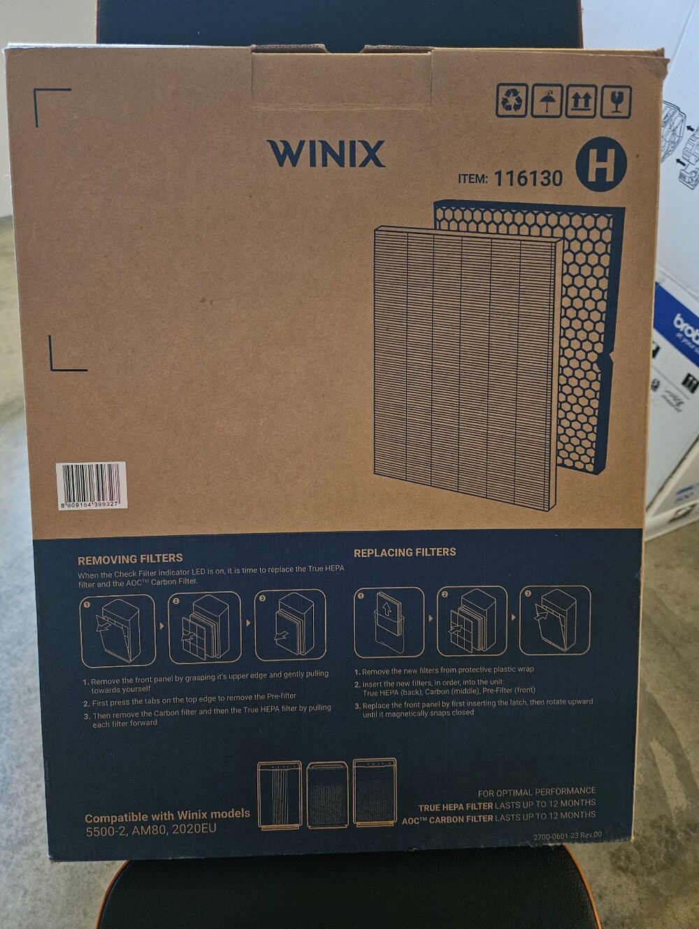 Winix Replacement Filter H X2 - Picture 2 of 8